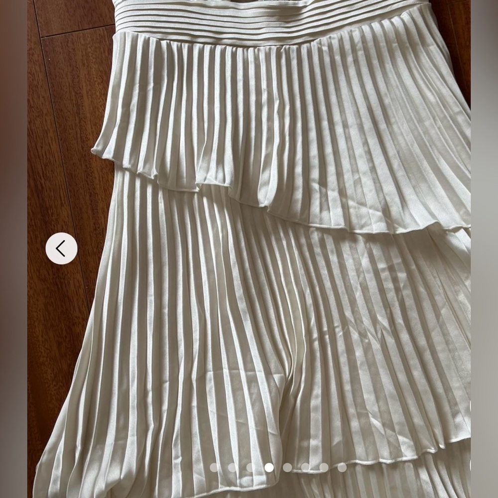 Women's The A&F Giselle Pleated Tiered Maxi Dress | XXSP | S - Picture 7 of 7
